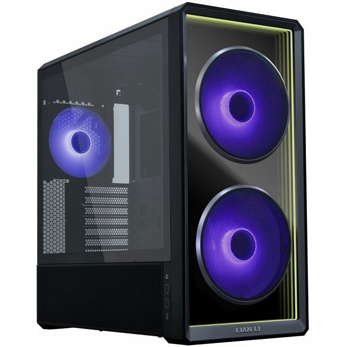 Lian Li Midi Tower LANCOOL 217 Infinity, glass window, Black, LAN217INFX, 4718466020642 - Slika 1