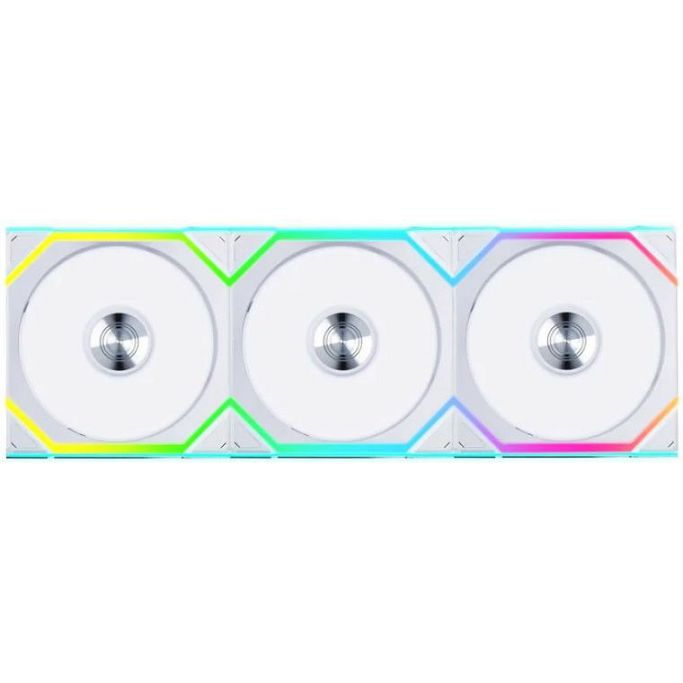 Lian Li ventilator 120mm UNI FAN SL Wireless 120, ARGB, PWM, 3-Pack + kontroler, White, 12SL1W3W - Slika 1