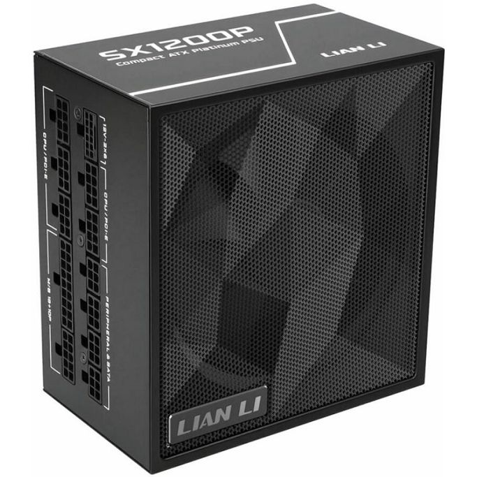 Napajanje Lian Li 1200W SX1200P, Black, Full modular, 80 PLUS Platinum, ATX 3.1, G9P.SX1200P.B000.EU - Slika 1