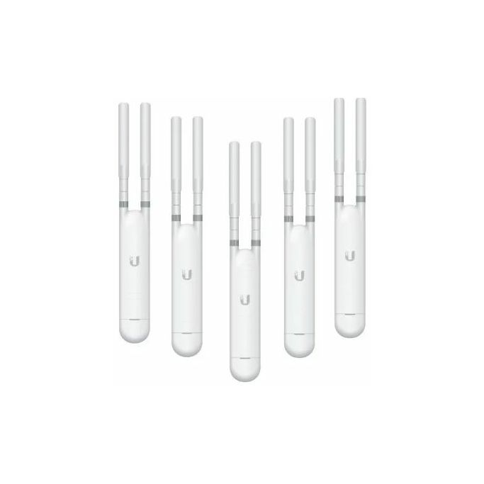 Ubiquiti Access Point UAP-AC-M-5, UniFI AC1200 APs, Mesh System, MIMO, Dual Band, AC1200, 1x RJ45 1000Mb/s, PoE, 5-Pack - Slika 1