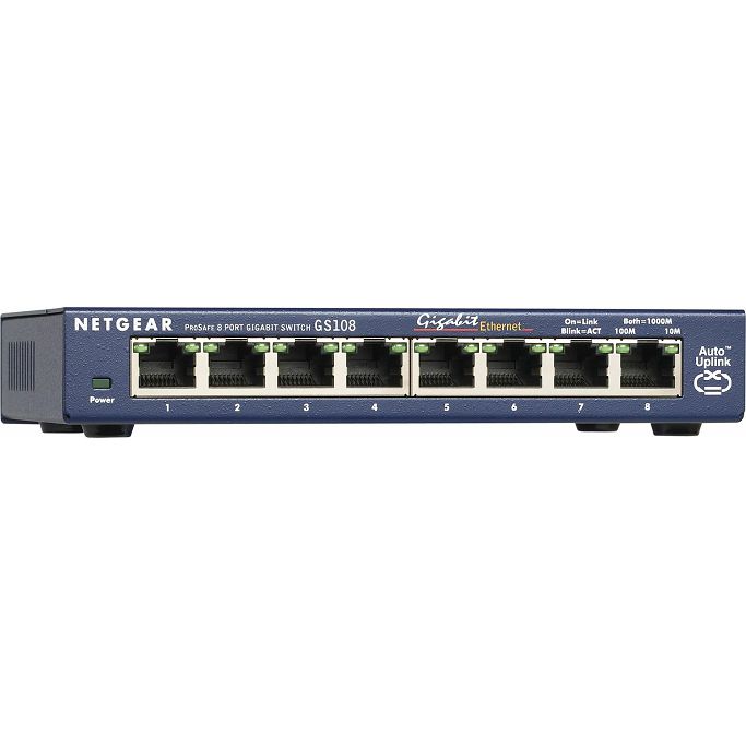 Netgear Switch GS108GE, 8-Port Gigabit Ethernet Unmanaged Switch - Slika 2