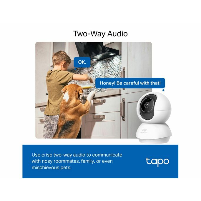 TP-Link Wi-Fi Camera Tapo C230 3K, Pan/Tilt Home Security Wi-Fi Camera - Slika 6