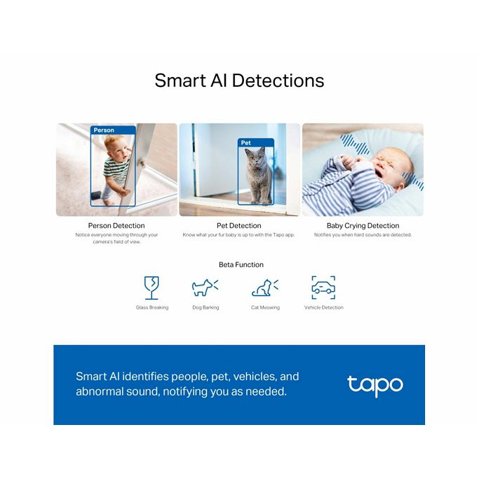 TP-Link Wi-Fi Camera Tapo C230 3K, Pan/Tilt Home Security Wi-Fi Camera - Slika 7