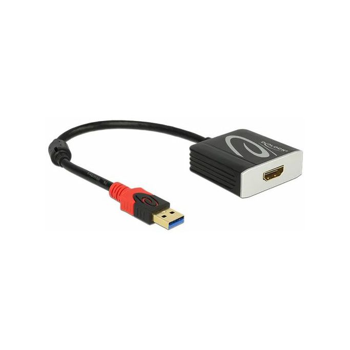 Adapter USB Type-A (M)/HDMI (Ž), 0.2m, Delock, 62736 - Slika 1