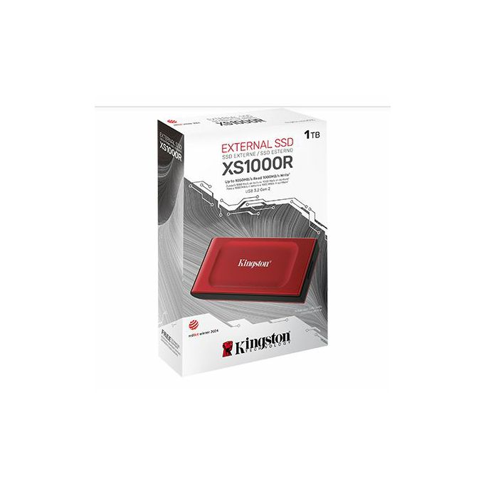 Kingston SSD 1TB 2.5" USB-C, XS1000, Red Portable, SXS1000R/1000G - Slika 4