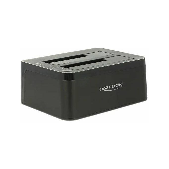 Docking and cloning station Delock, 2x 2.5"/3.5" SATA SSD/HDD, USB 3.2 Gen1, 62661 - Slika 1