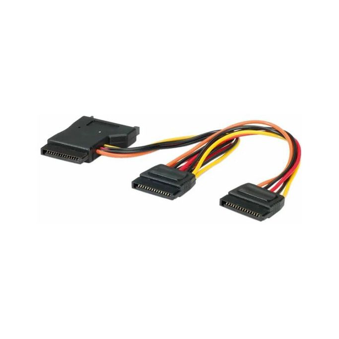Kabel SATA/3xSATA 0.3m, Roline, 11.03.1041 - Slika 1