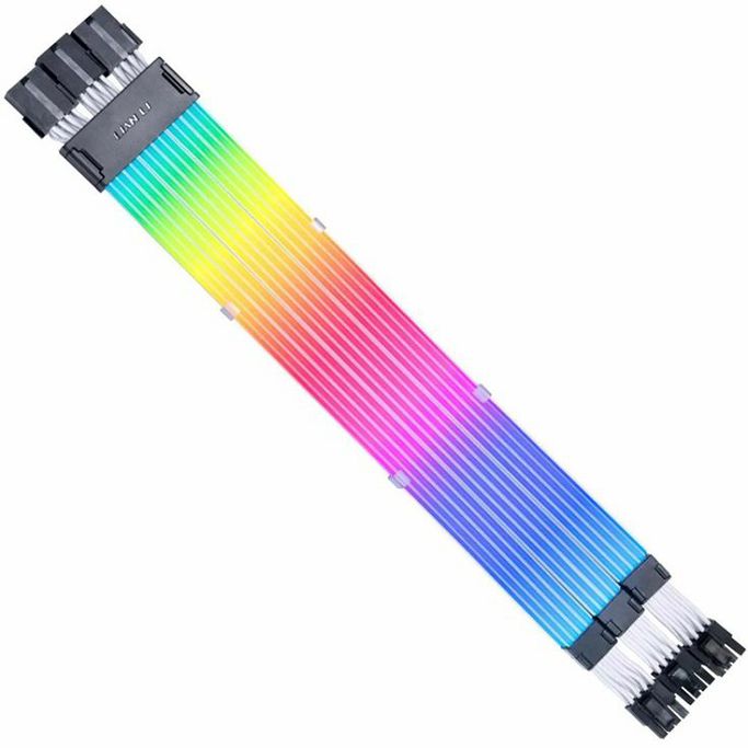 Kabel Lian Li Strimer Wireless 3×8-Pin RGB, za grafično kartico, 41 cm - PW12-1W