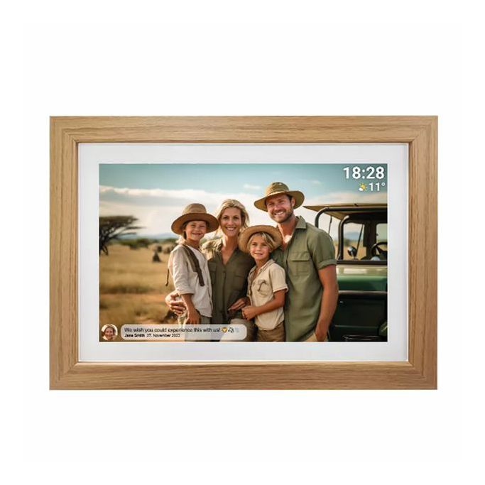 Denver digitalni okvir za slike, 10.1", WXGA IPS Touch Screen, WiFi, 16GB, smeđi, PFF-1042LW - Slika 3