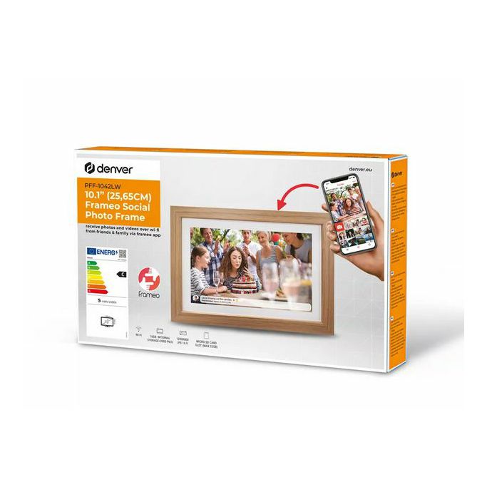 Denver digitalni okvir za slike, 10.1", WXGA IPS Touch Screen, WiFi, 16GB, smeđi, PFF-1042LW - Slika 7