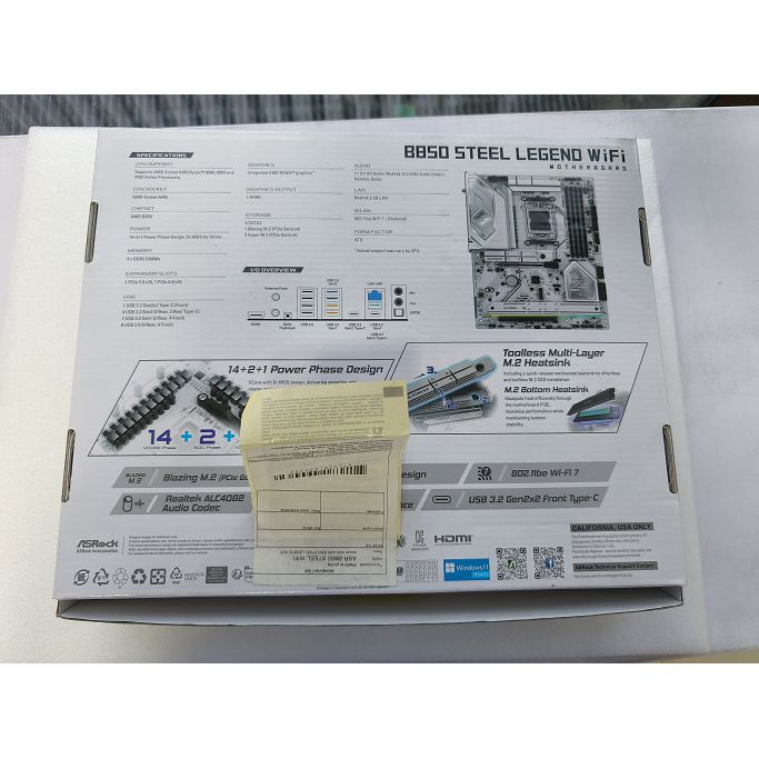 ASRock B850 Steel Legend WIFI - Artikl umanjene vrijednosti - Slika 2
