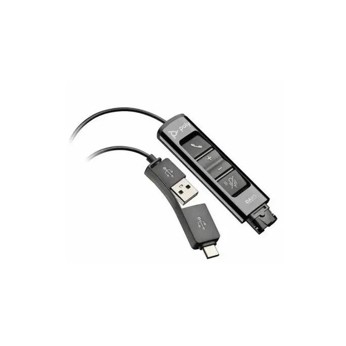 Adapter Poly DA85 Wideband QD na USB adapter, USB-A, USB-C, 786C7AA - Slika 1