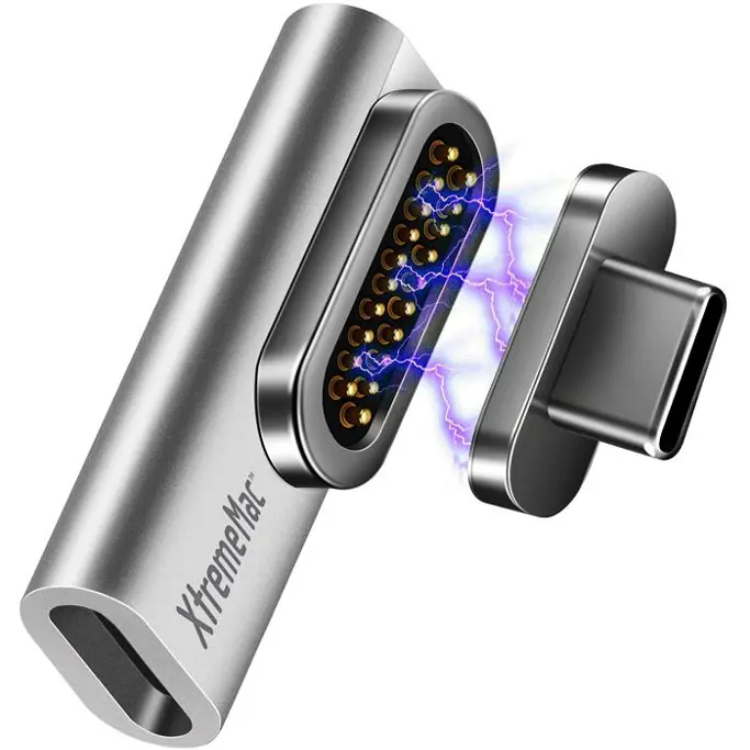 Adapter XtremeMac Premium Magnetic USB-C, Quick Charge Function 100 W, Data Transfer 10 Gbps, 20 Pin - Slika 1