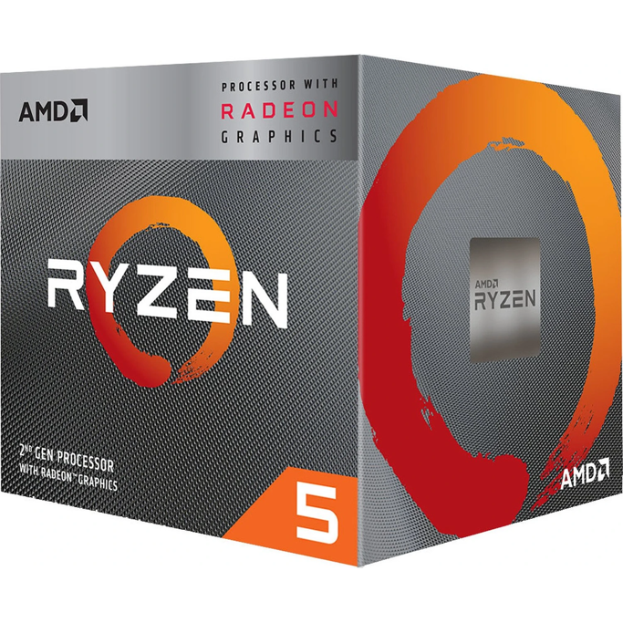 AMD Ryzen 5 3400G, BOX, 3.7GHz, 4MB, 65W, AM4, Radeon RX Vega 11, YD3400C5FHBOX - Slika 1