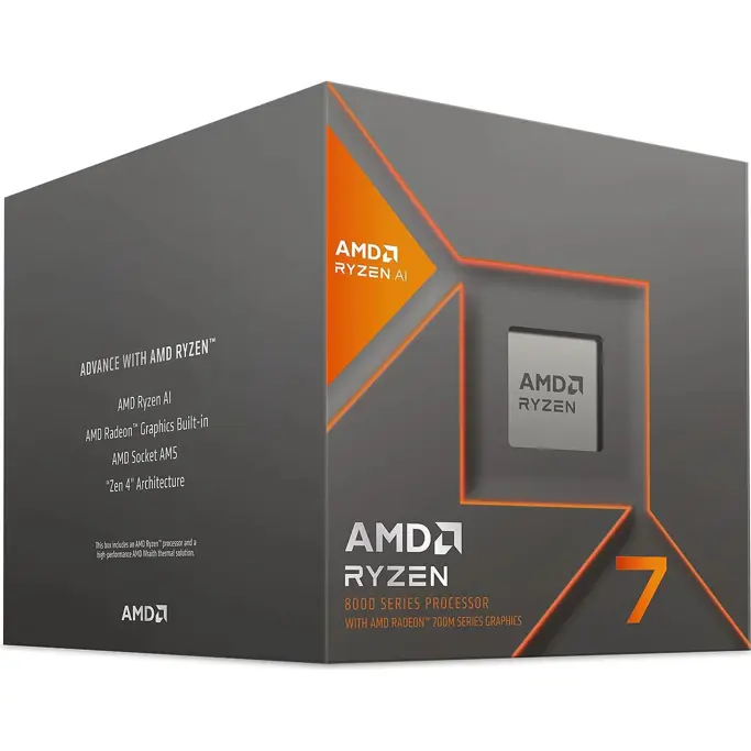 AMD Ryzen 7 8700G, BOX, 4.2GHz, 16MB, 65W, AM5, Radeon 780M, 100-100001236SBX - Slika 1