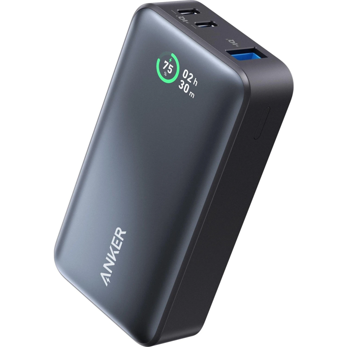 Anker 533 Power Core 10000mAh powerbank, USB-C kabel, 30W, PowerIQ 3.0, A1256G12 - Slika 1