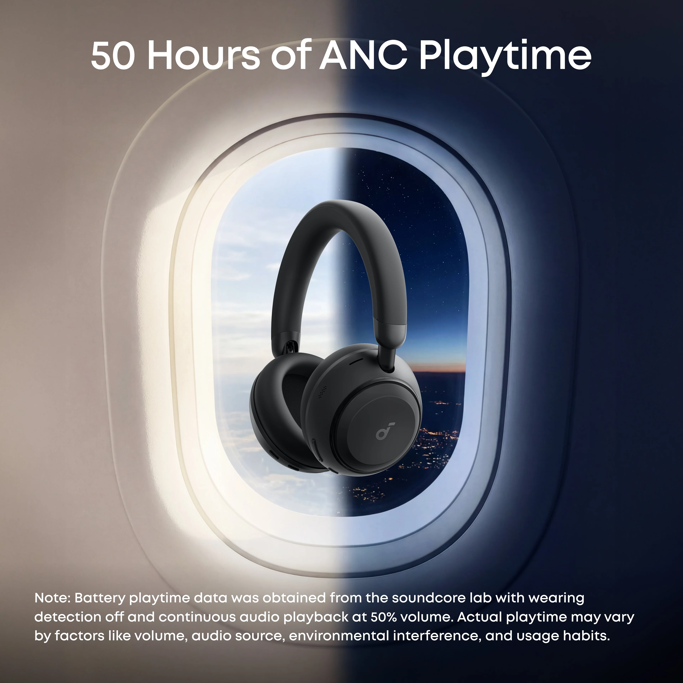 Anker bežične slušalice Soundcore Space 2, Naglavne, Bluetooth, Black, D1402G11 - Slika 5