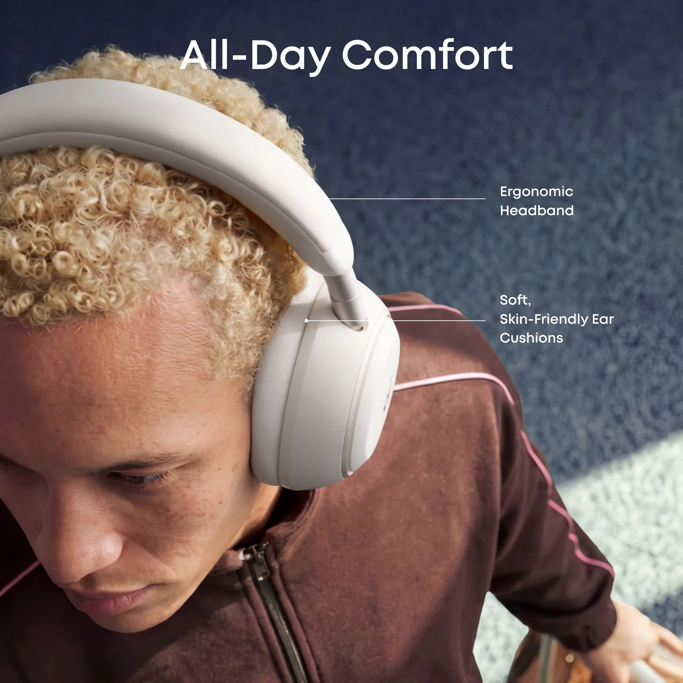 Anker bežične slušalice Soundcore Space 2, Naglavne, Bluetooth, White, D1402G21 - Slika 4