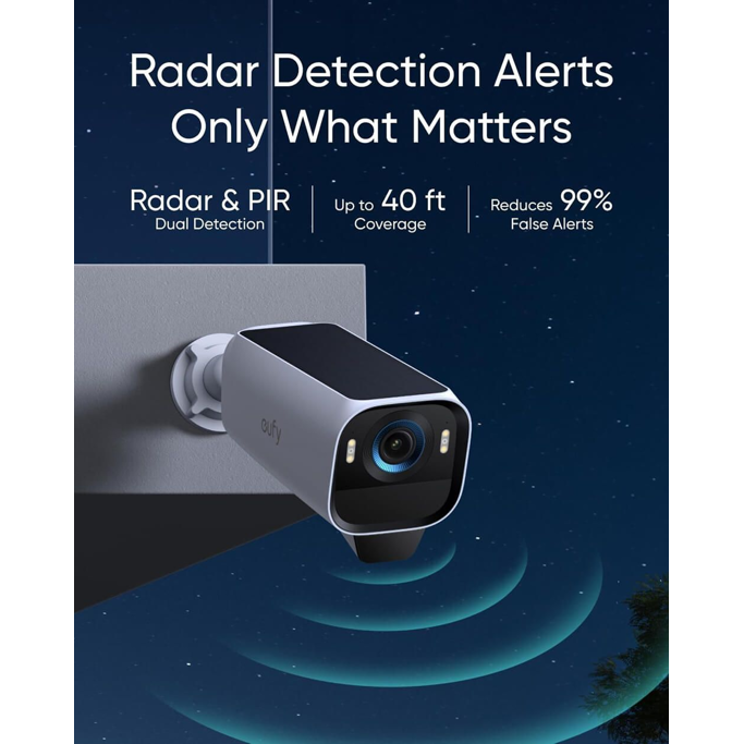 Anker Eufy Security eufyCam S3 Pro komplet 2 kamere + baza, T88923W1 - Slika 2