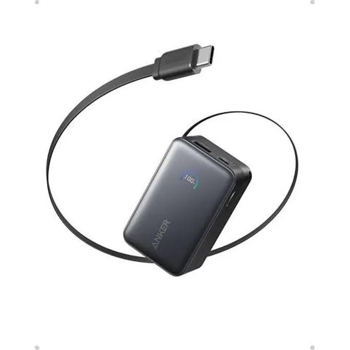 Anker Nano powerbank 10000mAh, 45W, USB-C kabel, A1638H11 - Slika 2