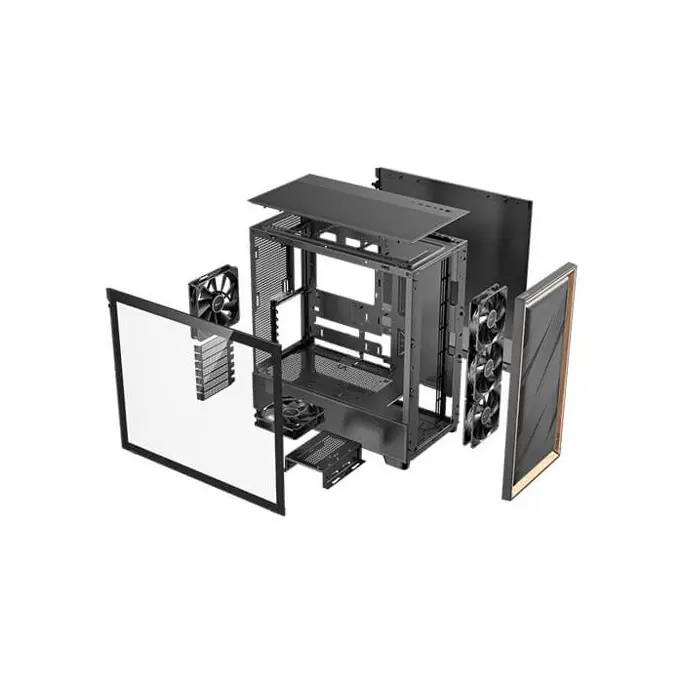 Antec Midi Tower Flux Black, glass window, 0-761345-10133-2 - Slika 11