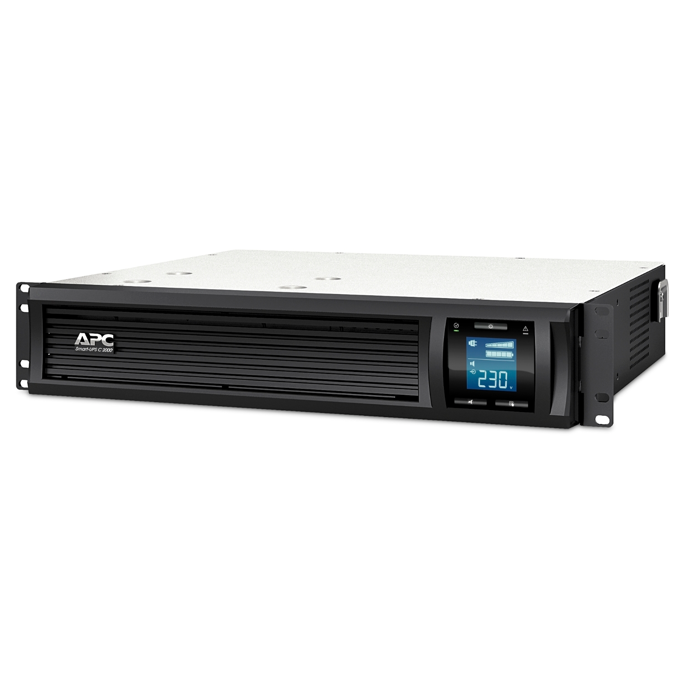 APC Smart-UPS C SMC2000I-2U, 2kVA/1.3kW, 6x C13, USB, serial, AVR, LCD, Rackmount 2U - Slika 1