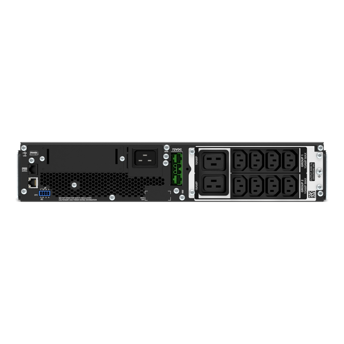 APC Smart-UPS SRT2200RMXLI, 2.2kVA/1.98kW, 8xC13, 2xC19, SmartSlot, Rackmount 2U - Slika 3