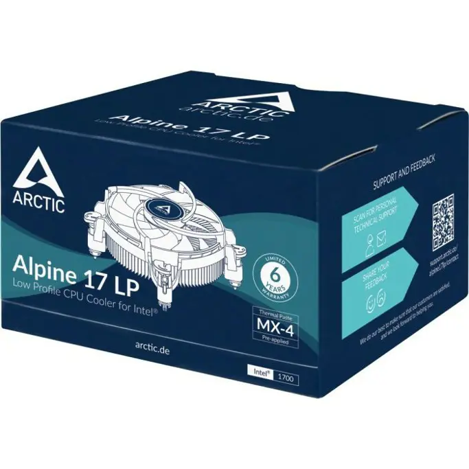 Arctic cooler Alpine 17 LP, Intel, 92mm, ACALP00042A - Slika 2