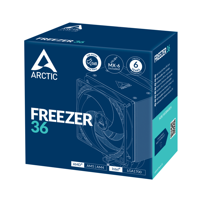 Arctic cooler Freezer 36, Intel/AMD, 2x120mm, ACFRE00121A - Slika 3