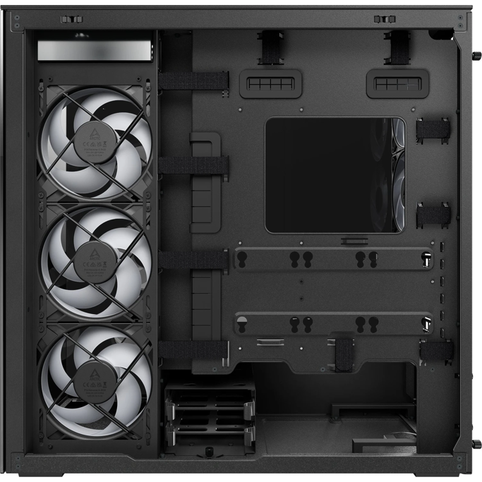 Arctic Midi Tower Xtender VG, Mirror Glass, Black, GPU vertical mount, 5xARGB ventilators, ACPCC00019A - Slika 6