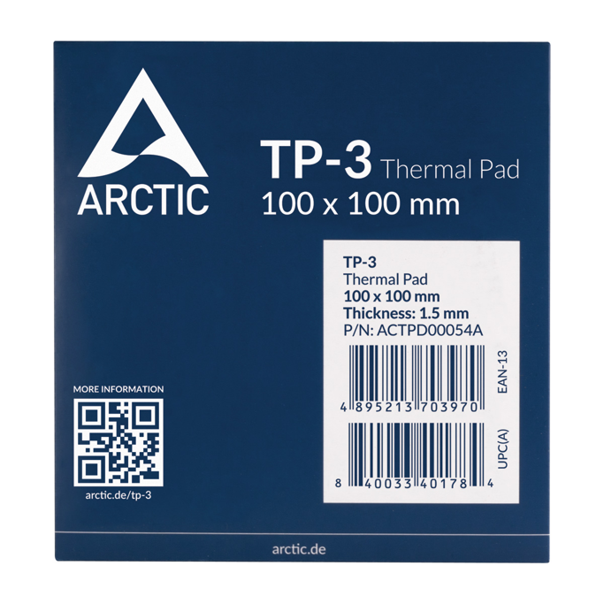 Arctic Thermal Pad 100*100*1,5mm, 1 komad, ACTPD00054A - Slika 4