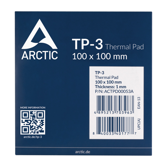Arctic Thermal Pad 100*100*1mm, 1 komad, ACTPD00053A - Slika 3