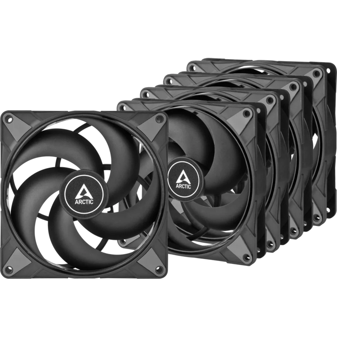 Arctic ventilator 140mm P14 Max Black, 5-Pack, ACFAN00290A - Slika 1