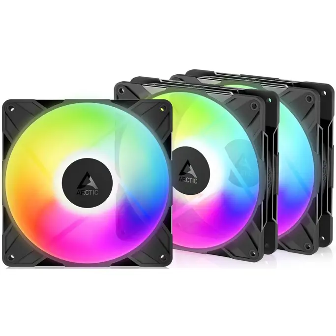 Arctic ventilator 140mm P14 Pro Reverse A-RGB Black, 3-Pack, ACFAN00327A - Slika 2