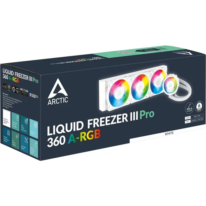Arctic vodeno hlađenje Liquid Freezer III Pro 360 A-RGB, White, 360mm, ACFRE00188A - Slika 4