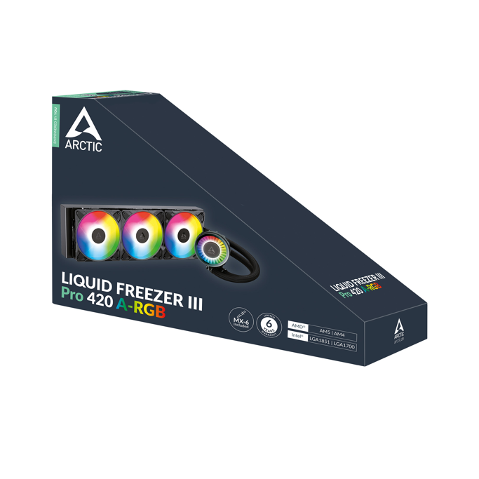 Arctic vodeno hlađenje Liquid Freezer III Pro 420 A-RGB, Black, 420mm, ACFRE00185A - Slika 5