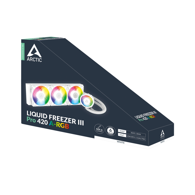 Arctic vodeno hlađenje Liquid Freezer III Pro 420 A-RGB, White, 420mm, ACFRE00189A - Slika 5