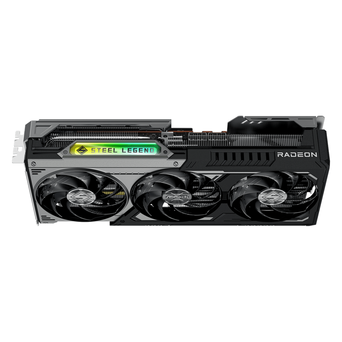 AsRock 9070GRE Steel Legend Dark OC, 12GB GDDR6, AMD Radeon, 90-GA5WZZ-00CANF - Slika 5