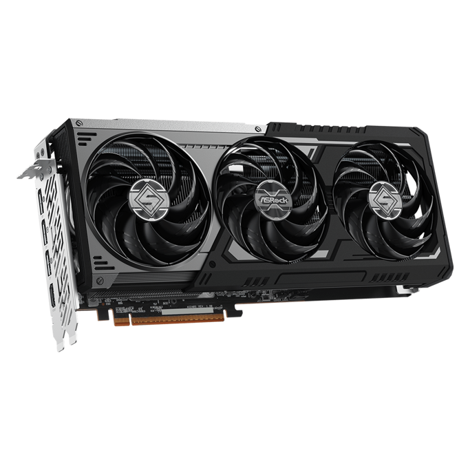 AsRock 9070GRE Steel Legend Dark OC, 12GB GDDR6, AMD Radeon, 90-GA5WZZ-00CANF - Slika 4