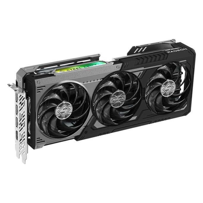 AsRock 9070GRE Steel Legend Dark OC, 12GB GDDR6, AMD Radeon, 90-GA5WZZ-00CANF - Slika 3