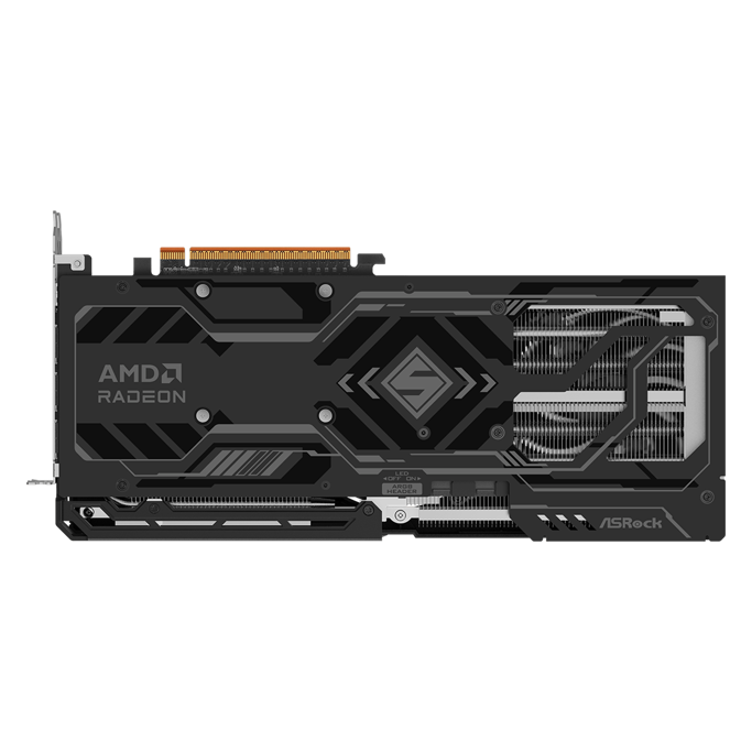 AsRock 9070GRE Steel Legend Dark OC, 12GB GDDR6, AMD Radeon, 90-GA5WZZ-00CANF - Slika 7