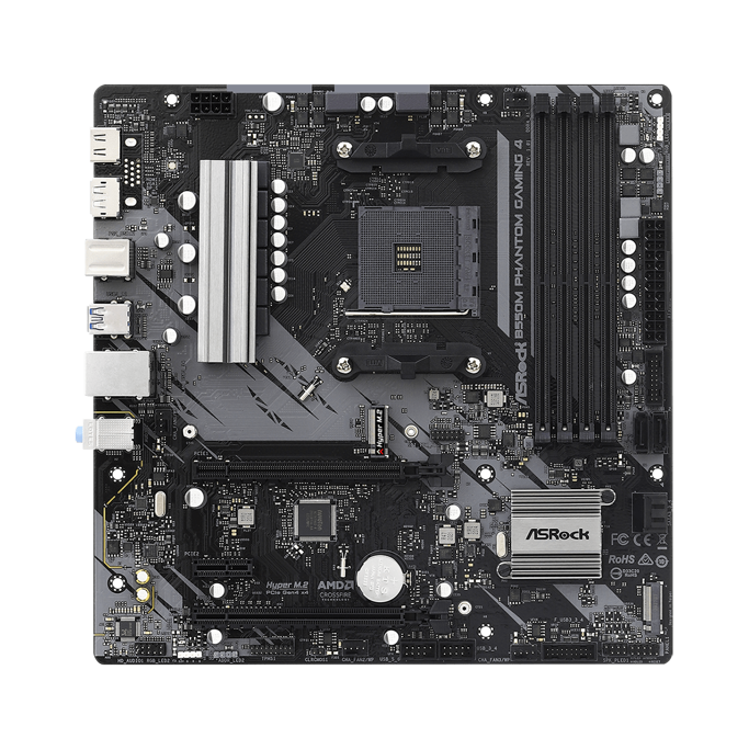 ASRock B550M PG 4, AMD B550, AM4, DDR4, mATX,90-MXBE90-A0UAYZ - Slika 2