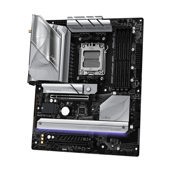 ASRock B850 LiveMixer WIFI, AMD B850, AM5, DDR5, ATX, 90-MXBQU-A0UAYZ - Slika 5