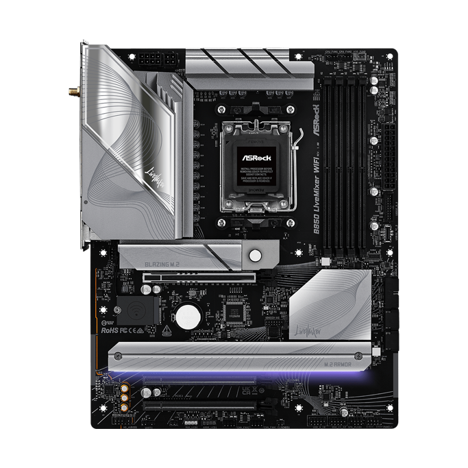 ASRock B850 LiveMixer WIFI, AMD B850, AM5, DDR5, ATX, 90-MXBQU-A0UAYZ - Slika 3