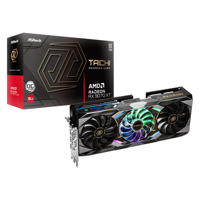 ASRock RX9070XT Taichi OC, 16GB GDDR6, AMD Radeon, RX9070XT TC 16GO, 90-GA5HZZ-00UANF - Slika 2