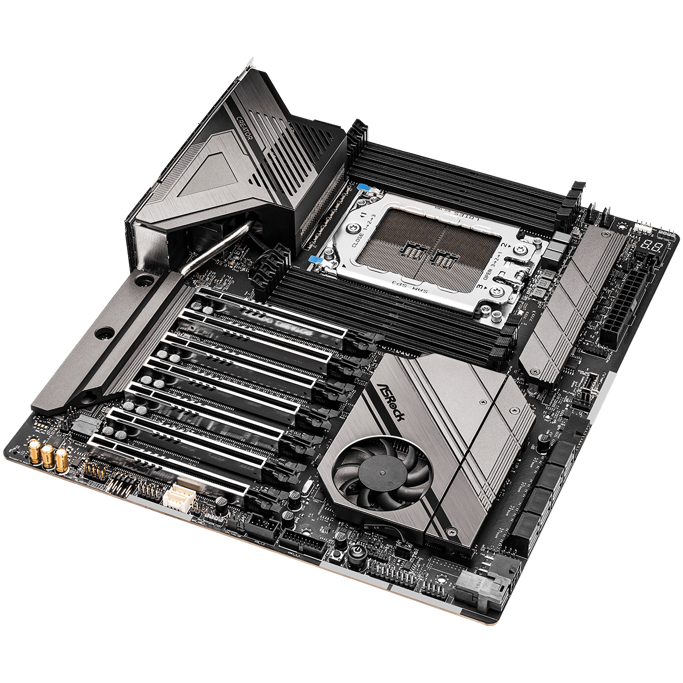 ASRock WRX80 Creator WRX8 R2.0 , 8xDDR4 2x10G LAN retail, 90-MXBKH0-A0UAYZ - Slika 3