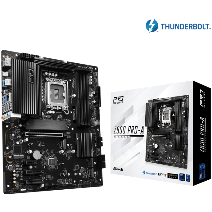 ASRock Z890 Pro-A, Intel Z890, LGA 1851, DDR5, ATX, 90-MXBP50-A0UAYZ - Slika 1