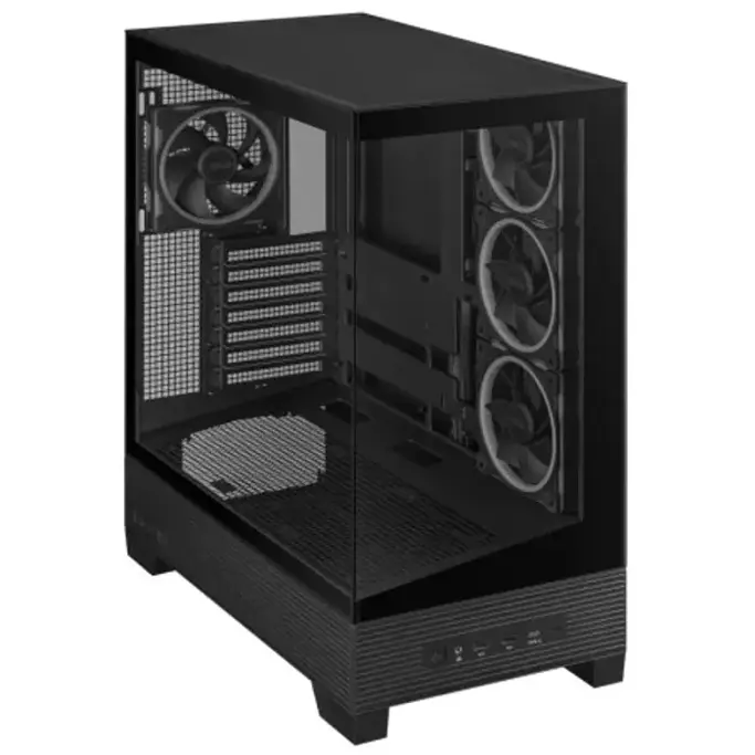 Asus Midi Tower A31 Plus, ARGB, Black, glass window, 90DC00R0-B19000 - Slika 4
