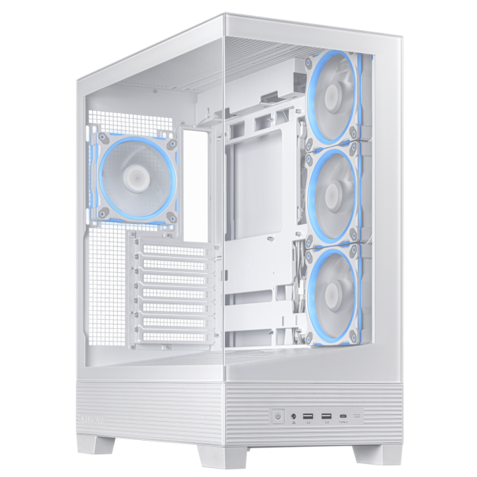 Asus Midi Tower A31 Plus, ARGB, White, glass window, 90DC00R3-B19000 - Slika 12