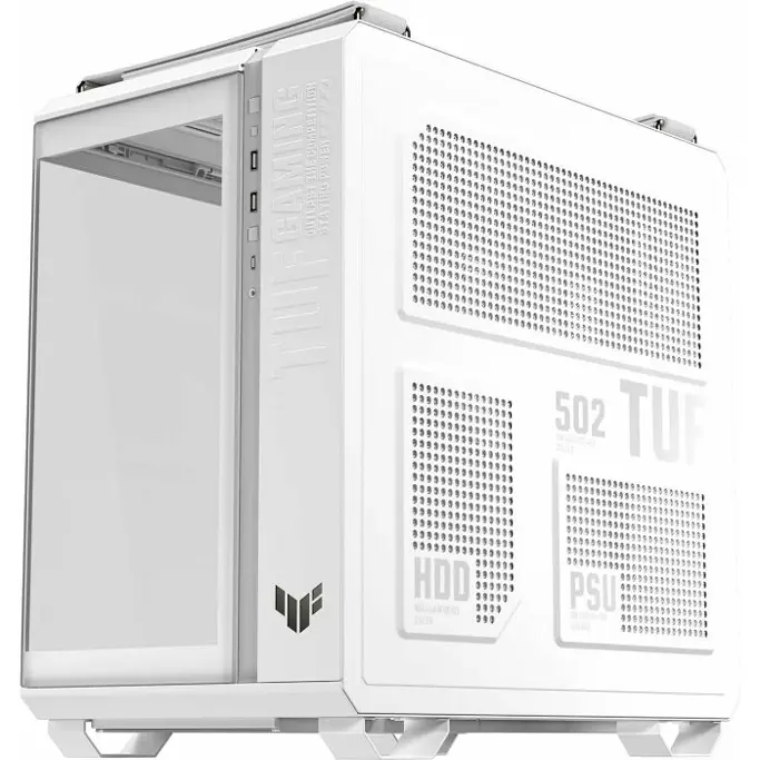 Asus Midi Tower TUF Gaming GT502 Horizon TG ARGB, glass window, White, 90DC0093-B19010 - Slika 2